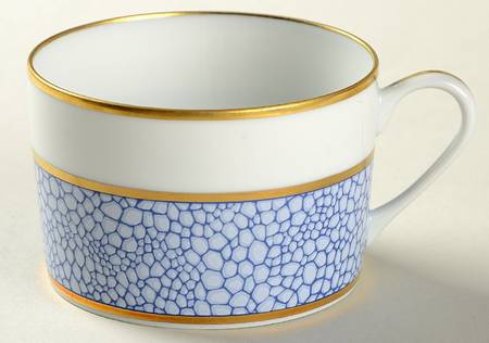 Galuchat Blue Flat Cup