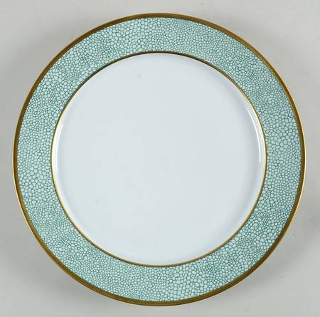 Galuchat Green Service Plate (Charger/Platter)