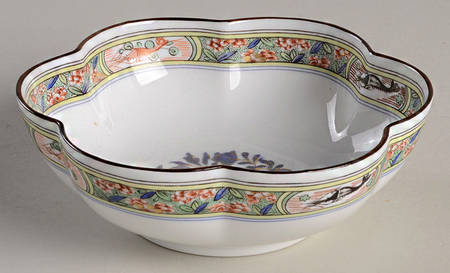 Kan Sou (White Background) 5' Melon Bowl
