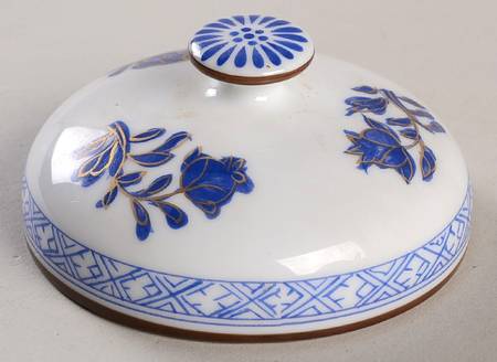 Kan Sou (White Background) Lid for Coffee Pot