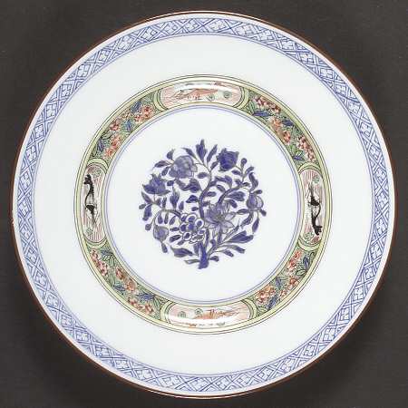 Kan Sou (White Background) Bread & Butter Plate