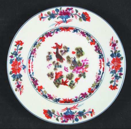Kiang She (White Background) Bread & Butter Plate