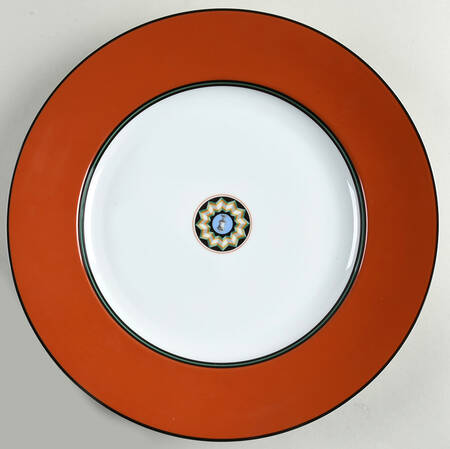 Pompei Red Deep Round Platter