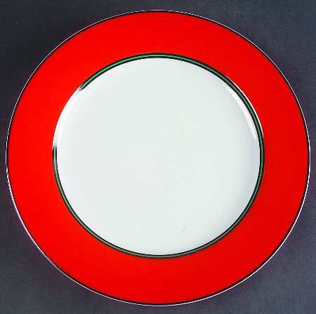 Pompei Red Service Plate (Charger)