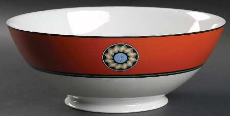 Pompei Red 9" Salad Serving Bowl