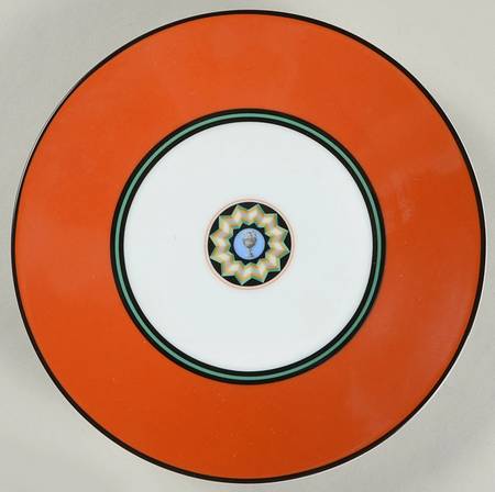 Pompei Red Saucer for Breakfast Cup