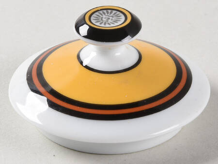 Pompei Yellow Lid for Sugar Bowl