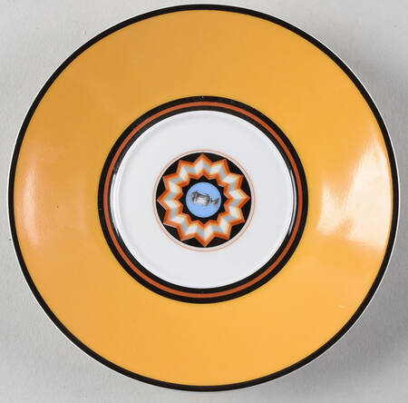 Pompei Yellow Saucer for Demitasse Cup