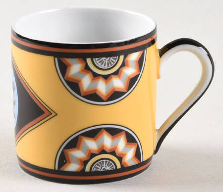 Pompei Yellow Flat Demitasse Cup