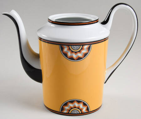 Pompei Yellow Coffee Pot No Lid