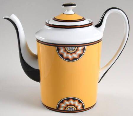 Pompei Yellow Coffee Pot & Lid
