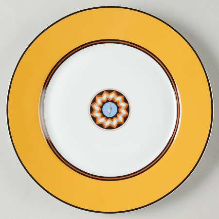 Pompei Yellow Luncheon Plate