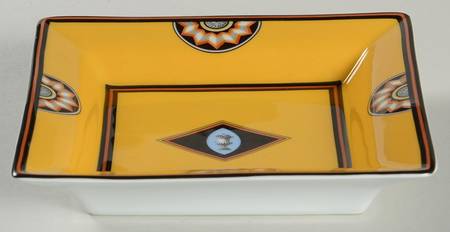 Pompei Yellow 6" Square Dish