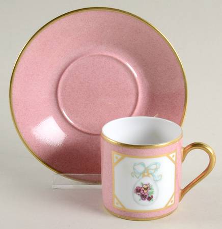 St. Petersbourg Flat Demitasse Cup & Saucer Set