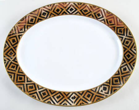 Sumatra 16" Oval Serving Platter