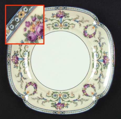 PUN2 Square Salad Plate