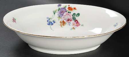 PUN28 10" Oval Vegetable Bowl
