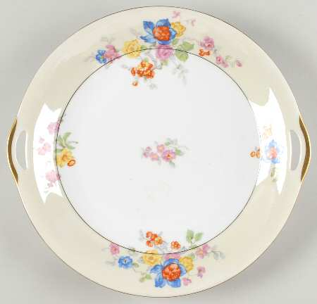 PUN3 Handled Cake Plate