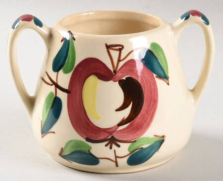 Apple Sugar Bowl No Lid