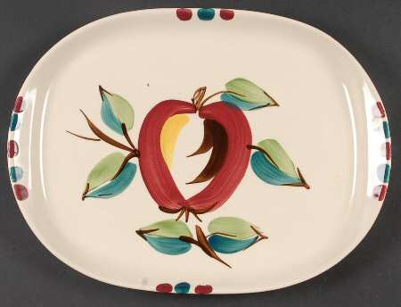 Apple 12" Oval Serving Platter