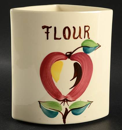 Apple Flour Canister for (6 Piece)Revolving Canister Set