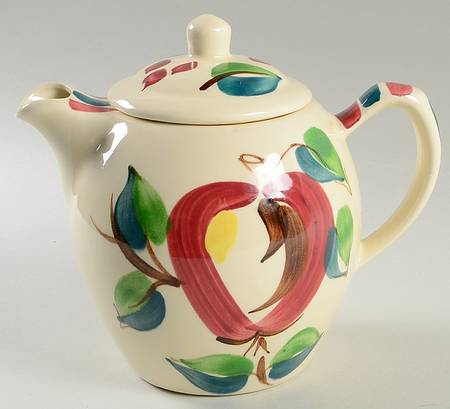 Apple (4 Pc) Coffee Pot & Lid No Drip