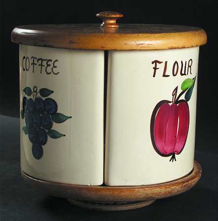 Fruit (6 Piece) Revolving Canister Set