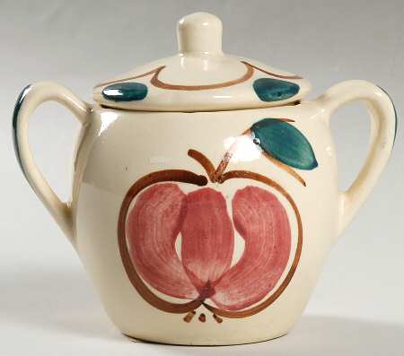Fruit Sugar Bowl & Lid