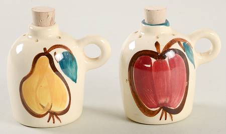 Fruit Salt & Pepper & Cork Stopper Tops