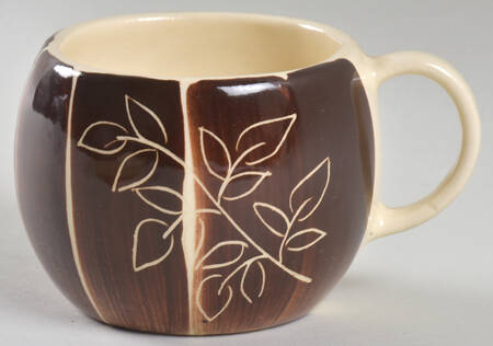 Intaglio Brown Snack Cup