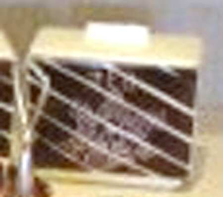 Intaglio Brown Square Tea Canister & Lid