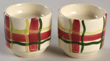 Normandy Plaid Stacking Salt & Pepper Set