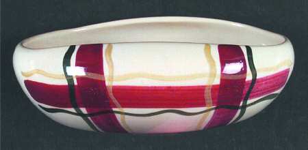 Normandy Plaid 7" Oval Vegetable Bowl