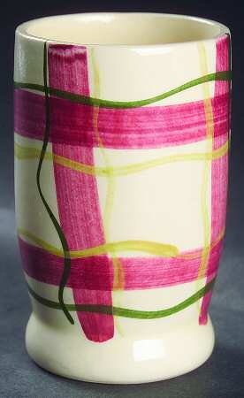 Normandy Plaid Tall China Tumbler