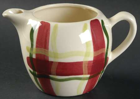 Normandy Plaid Creamer