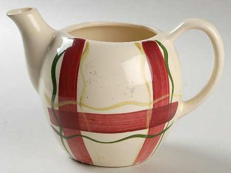 Normandy Plaid Teapot No Lid