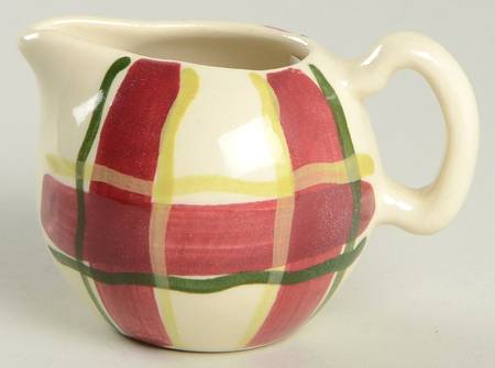 Normandy Plaid Individual Creamer