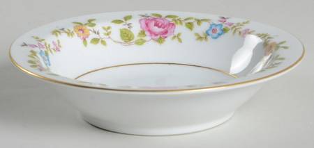 Rose Lane Rim Fruit/Dessert (Sauce) Bowl