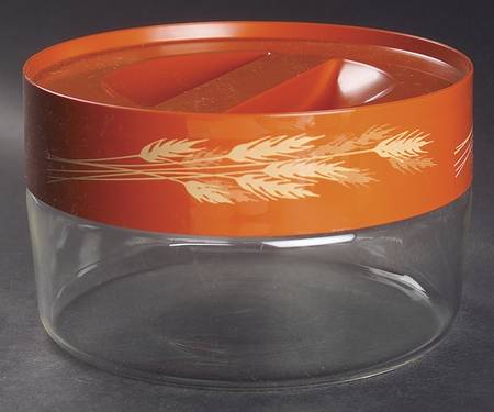 Autumn Harvest 3" Glassware Storage Jar & Lid