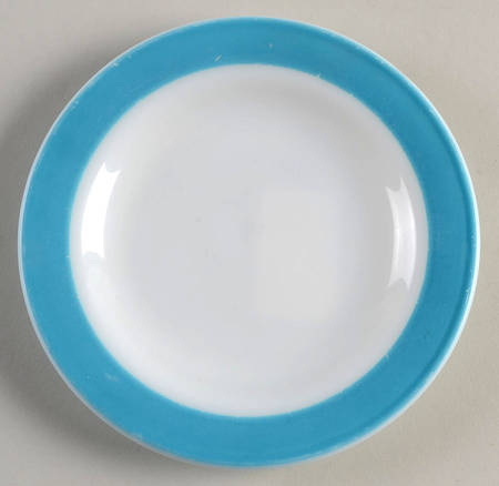 Blue Bread & Butter Plate