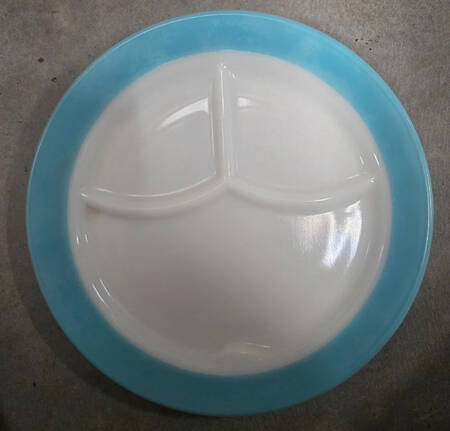 Blue Grill Plate