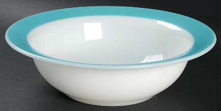 Blue 9" Round Vegetable Bowl
