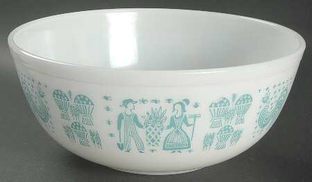Butterprint Turquoise 10" Mixing Bowl