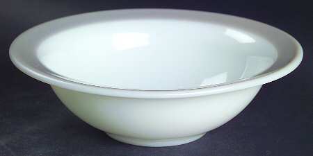 Gray Rim Cereal Bowl