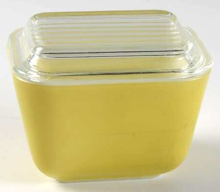 Green Small Refrigerator Jar & Lid