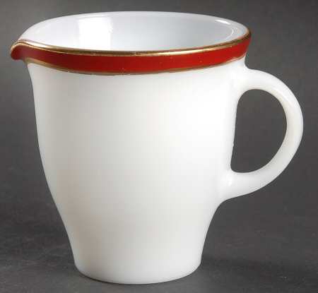 Maroon Gold Creamer