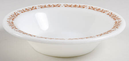 Copper Filigree Rim Cereal Bowl