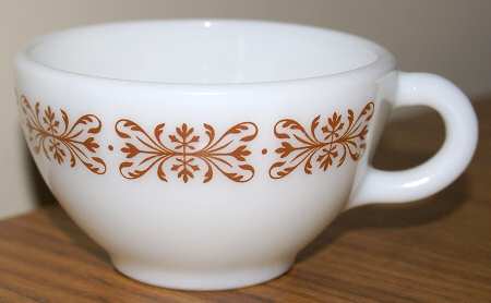 Copper Filigree Flat Cup