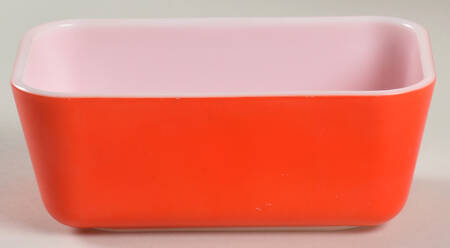 Red Medium Refrigerator Jar No Lid