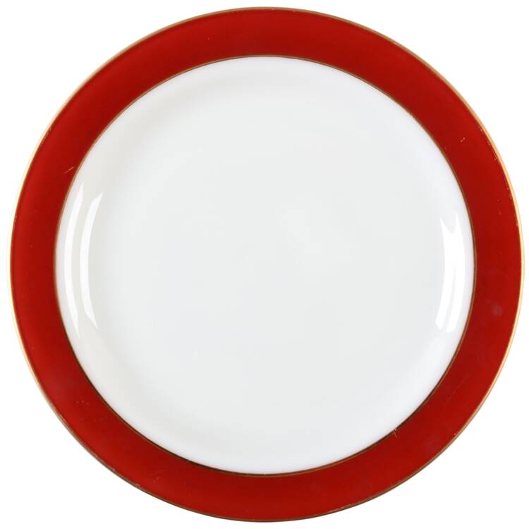 Red 12" Chop Plate (Round Platter)